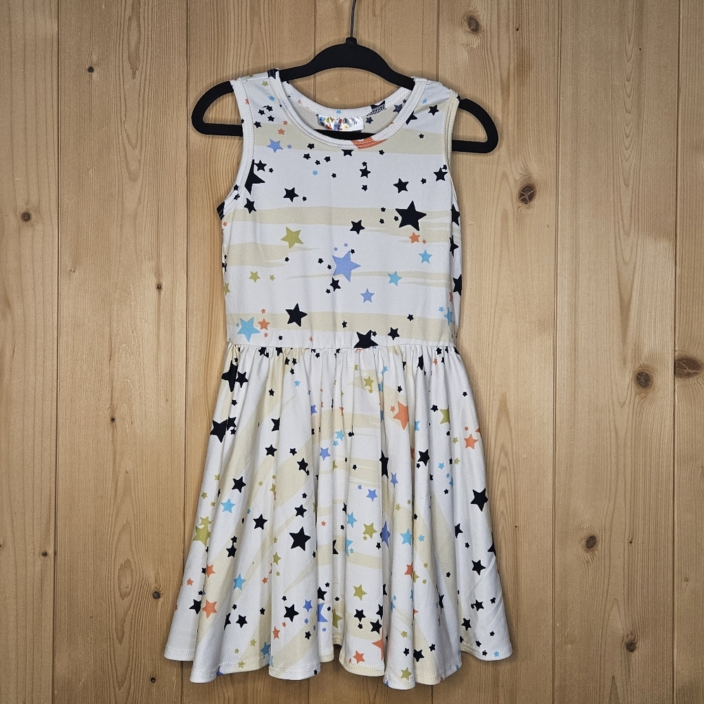 2T Dot Dot Smile Starry Night Kids Dress - Picture 1 of 4